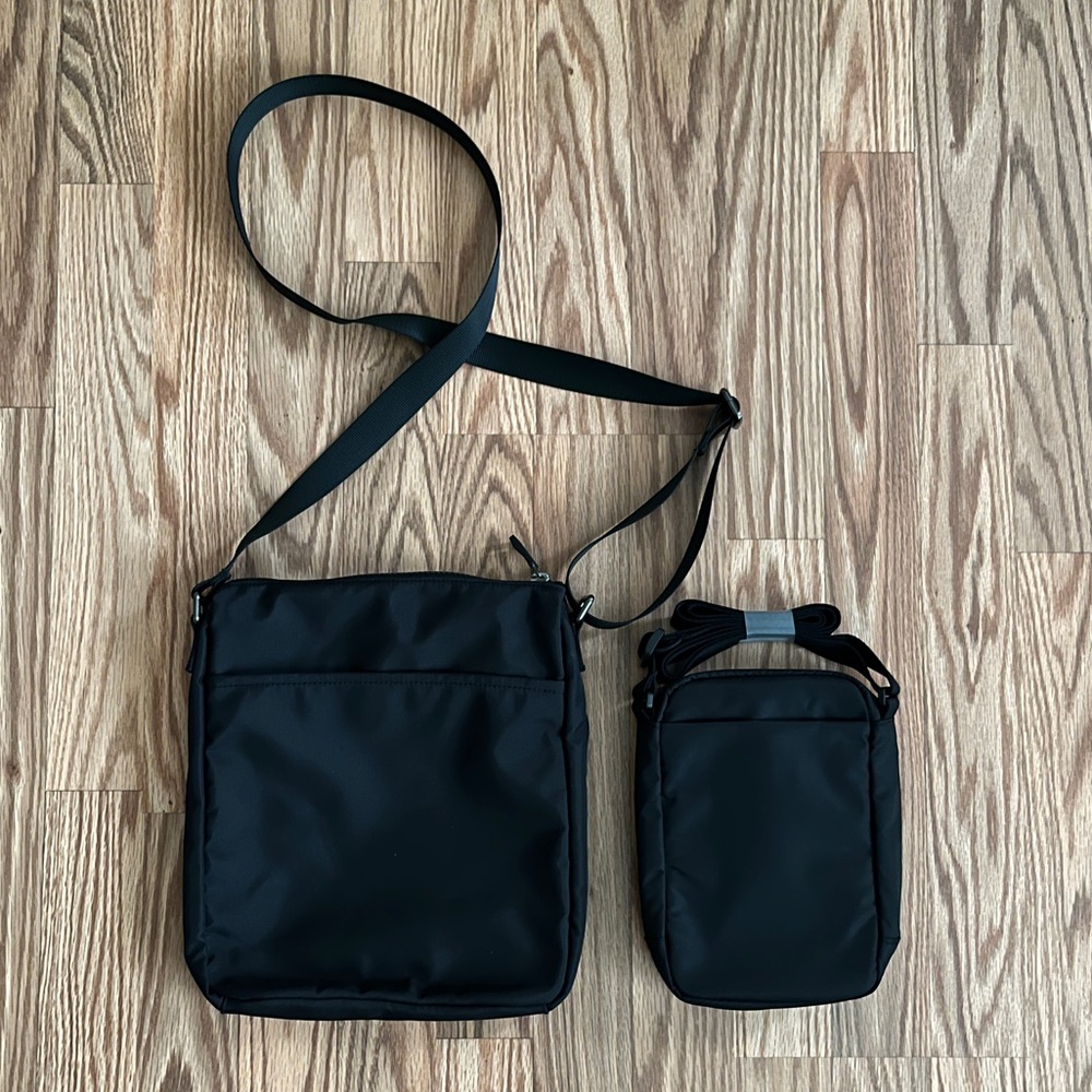32 Degrees Unisex Crossbody Bag - 2-pack – Black - NWOT